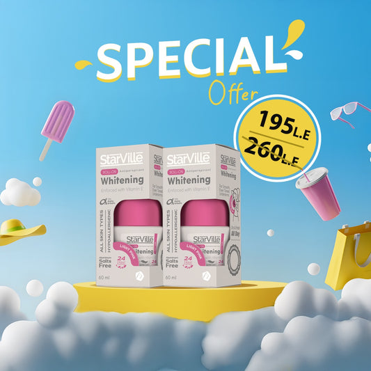 get 50% discount on 2nd Starville Roll On 60ml Whitening Coconut get 50% discount on 2nd
