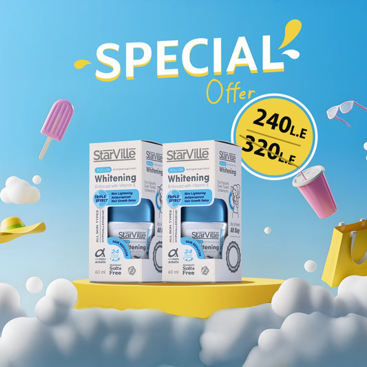 50% discount on 2nd Starville Roll On 60ml Whitening  triple effect