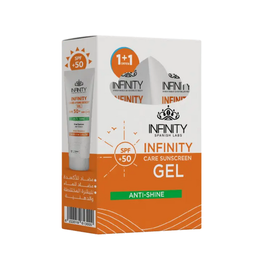 Infinity Sunscreen Gel Antishine SPF50+ 60ml (1+1)
