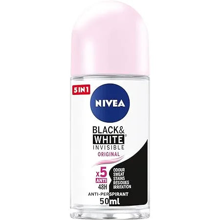 Nivea Roll On 50ml F/M Invisible Black