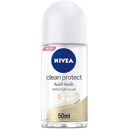 Nivea Roll On 50ml F/W Clean Protect Pure Shebba