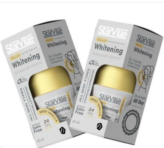 50% discount on 2nd Starville Roll On 60ml Whitening Sweet Vanilla