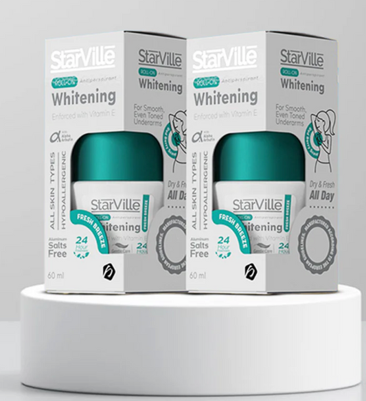50% discount on 2nd Starville Roll On 60ml Whitening Fresh Breeze scent