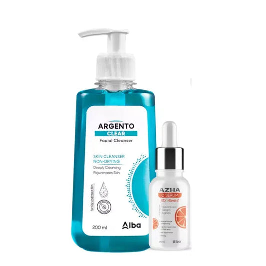 Argento Clear Cleanser 200ml + Azha C Serum 30ml 1