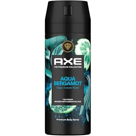 Axe Body Premium Spray 150ml Aqua Bergamot