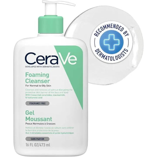 Cerave Foaming Gel Cleanser (for Oily Skin) 473ml