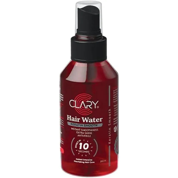 Clary Hair Water Keratin Smooth Anti Frizz 200ml