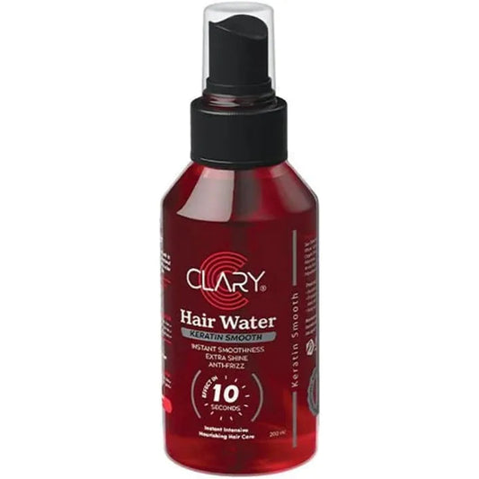 Clary Hair Water Keratin Smooth Anti Frizz 200ml