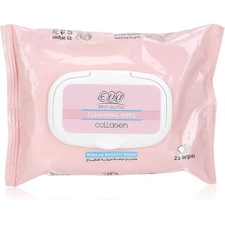 Eva Collagene Make Up Remover Wipes 25 Pcs
