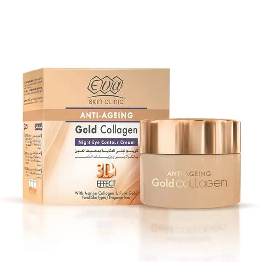 Eva Gold Collagen Night Eye Cream 15ml