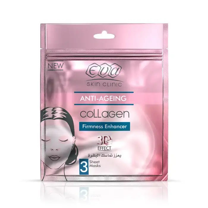 Eva Skin Clinic Collagen Sheet Mask 3 Pcs