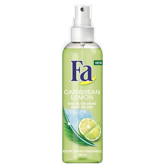 Fa Eau De Cologne Splash 250ml Caribbean Lemon