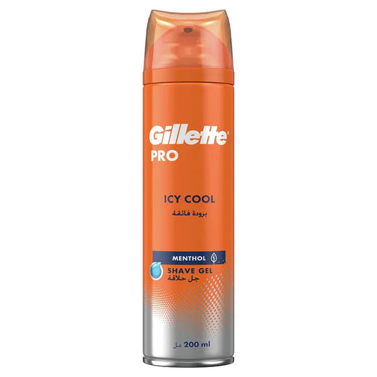 Gillete Shaving Gel 200 ml Icy Cool Menthol