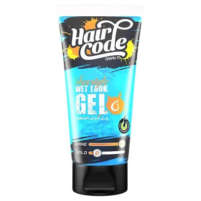 Hair Code Gel Free Style Wet Look 250ml Blue Off