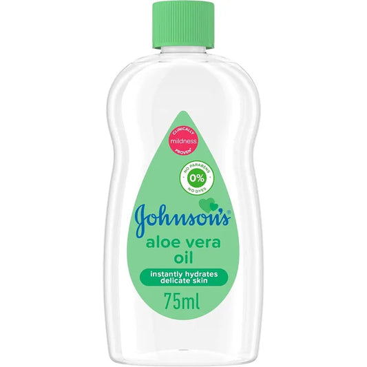 J&J Baby Oil 75ml Aloe vera