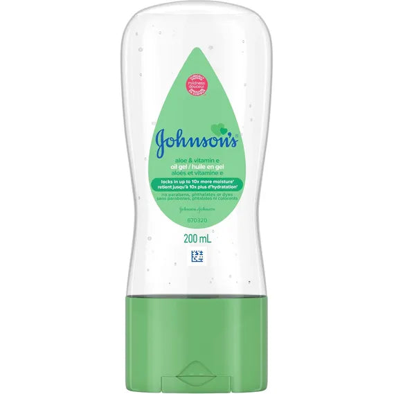 J & J Oil Gel Hydrating Aloe & Vitamin E 200ml