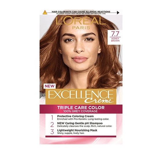 Loreal Excellence 7.7 (Honey Brown)