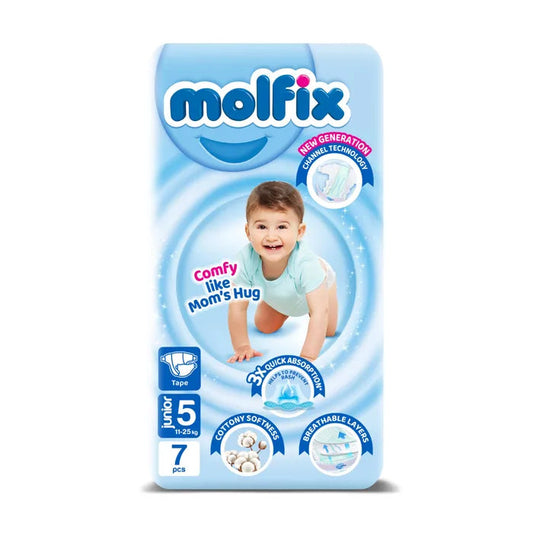 Molfix Baby Diapers NO.5 Junior (7 Pcs)