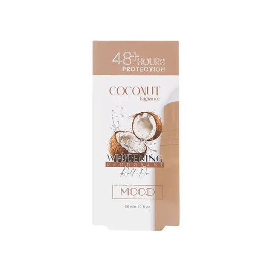 Mood Whitening Deodorant Roll On 50ml Coconut