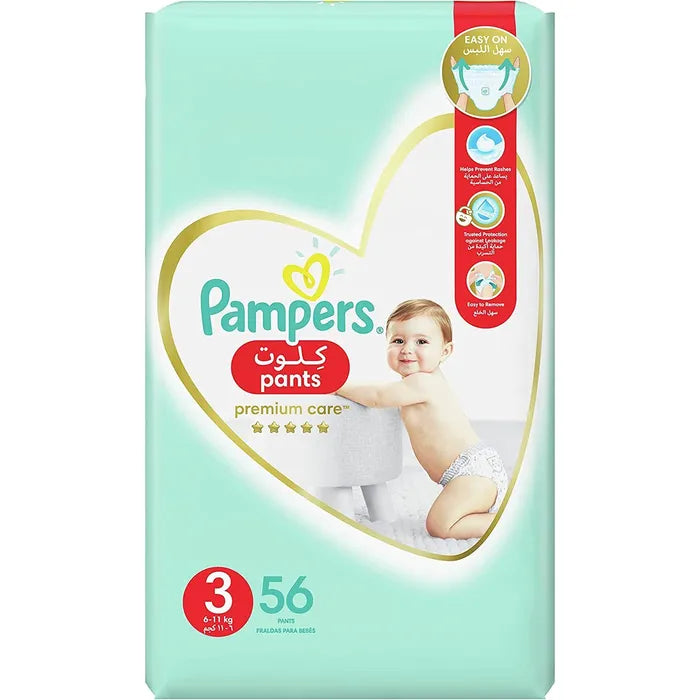 Pampers Premium Care Pantes NO.3 (56 Pcs)