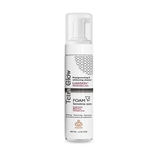 Tetra Glow Sensitive Zone Foam Cleanser 200ml