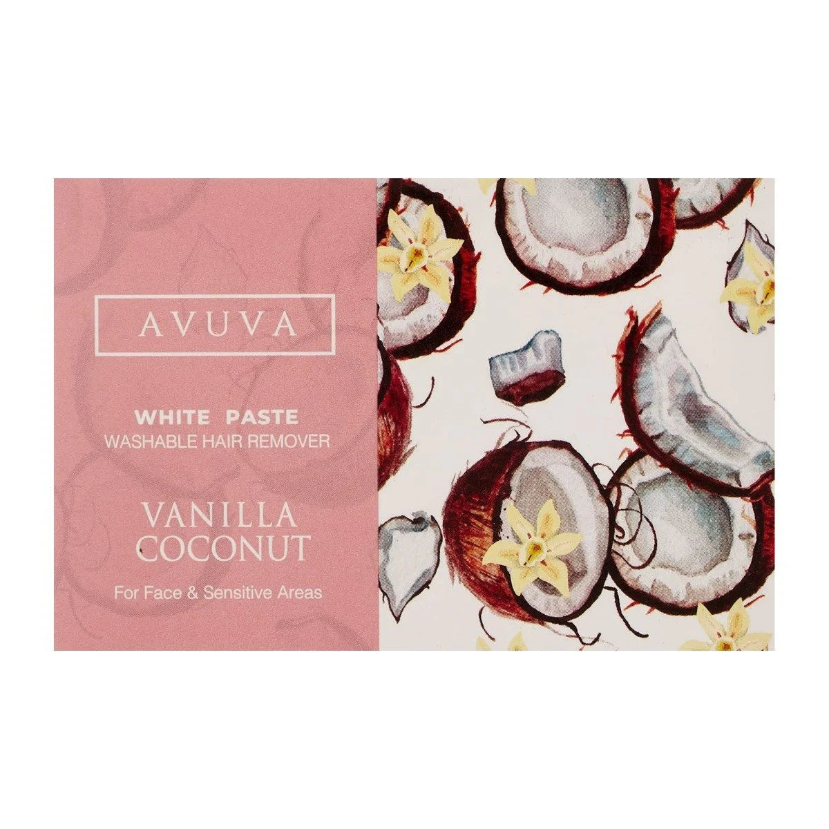 Avuva White Paste 100 gm Vanilla&Coconut