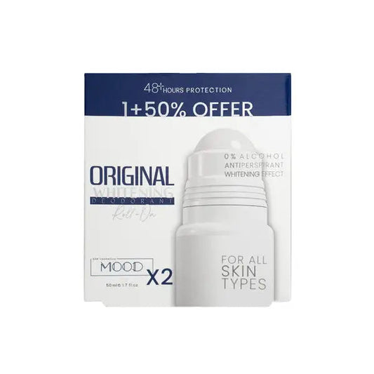 Mood Whitening Deodorant Roll On 50ml Original 1+50% off